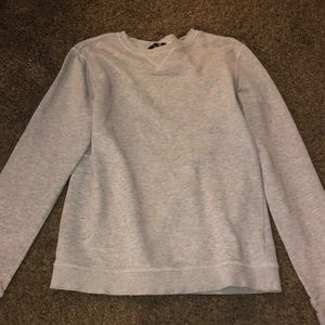Plain grey sweatshirt